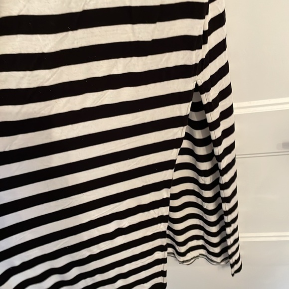 Michael Kors tshirt maxi dress in black and white  size S - Picture 4 of 6